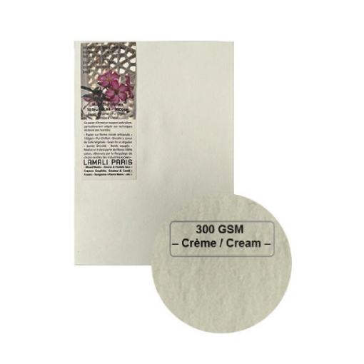 Picture of Lamali Multi-Techniques Cotton Paper A4 | Χειροποίητο Χαρτί 100% Βαμβάκι 300gsm - Ivory, 10 τεμ.