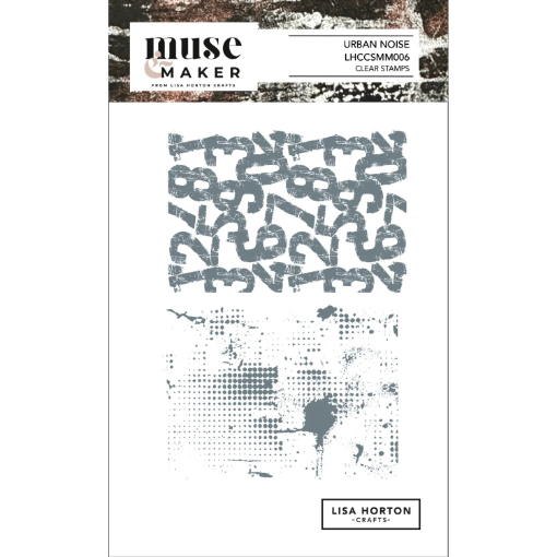 Picture of Lisa Horton Crafts Muse & Maker Σφραγίδες Clear A6 - Urban Noise