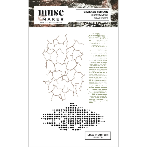 Picture of Lisa Horton Crafts Muse & Maker Σφραγίδες Clear A6 - Cracked Terrain
