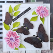 Picture of Lisa Horton Crafts Layering Stencils | Σετ Στενσιλ με Πεταλούδες - Mariposa, 9 τεμ.