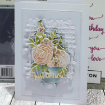 Picture of Lisa Horton Crafts Layering Stencils | Σετ Στενσιλ A6 με Βάζο & Λουλούδια - Floribunda Vase, 6 τεμ.