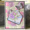 Picture of Lisa Horton Crafts Layering Stencils | Σετ Στενσιλ με Φάκελο & Λουλούδια - Floribunda Petal Envelope, 8 τεμ.