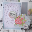 Picture of Lisa Horton Crafts Layering Stencils | Σετ Στενσιλ με Φάκελο & Λουλούδια - Floribunda Petal Envelope, 8 τεμ.