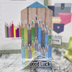 Picture of Lisa Horton Crafts Layering Stencils & Die | Σετ Στενσιλ με Μολύβια & Μήτρα Κοπής - Pencil Crayons, 8 τεμ.