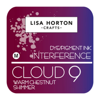 Picture of Lisa Horton Crafts Cloud 9 Interference Ink Pad | Ιριδίζον Μελάνι που Αλλάζει Χρώμα - Warm Chestnut Shimmer