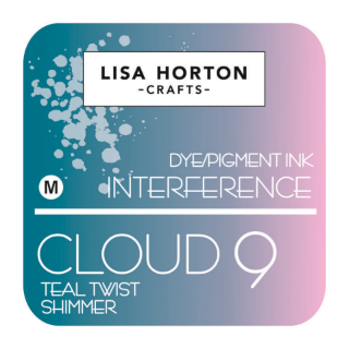 Picture of Lisa Horton Crafts Cloud 9 Interference Ink Pad | Ιριδίζον Μελάνι που Αλλάζει Χρώμα - Teal Twist Shimmer