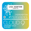 Picture of Lisa Horton Crafts Cloud 9 Interference Ink Pad | Ιριδίζον Μελάνι που Αλλάζει Χρώμα - Sapphire Gold Shimmer