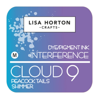 Picture of Lisa Horton Crafts Cloud 9 Interference Ink Pad | Ιριδίζον Μελάνι που Αλλάζει Χρώμα - Peacock Tails Shimmer