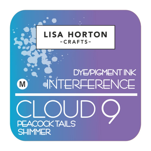 Picture of Lisa Horton Crafts Cloud 9 Interference Ink Pad | Ιριδίζον Μελάνι που Αλλάζει Χρώμα - Peacock Tails Shimmer