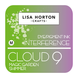 Picture of Lisa Horton Crafts Cloud 9 Interference Ink Pad | Ιριδίζον Μελάνι που Αλλάζει Χρώμα - Magic Garden Shimmer