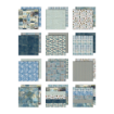 Picture of Tim Holtz Idea-ology Μπλοκ Scrapbooking Διπλής Όψης 12" x 12" – Palette Collection, Blue