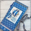 Picture of Graphic 45 Ocean Blue Keepsake Kit with Exclusive Metal Die-Set - Συλλεκτικό Σετ Scrapbooking 12" x 12" με Αποκλειστική Μήτρες Κοπής
