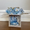 Picture of Graphic 45 Ocean Blue Keepsake Kit with Exclusive Metal Die-Set - Συλλεκτικό Σετ Scrapbooking 12" x 12" με Αποκλειστική Μήτρες Κοπής