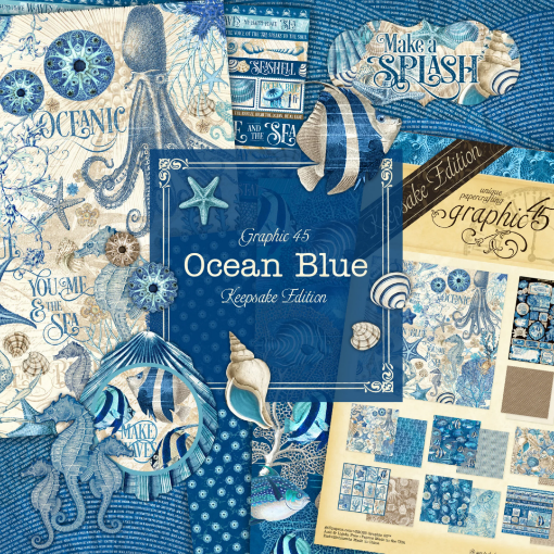 Picture of Graphic 45 Ocean Blue Keepsake Editions