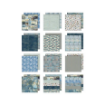 Picture of Tim Holtz Idea-ology Μπλοκ Scrapbooking Διπλής Όψης 8" x 8" – Palette Collection, Blue