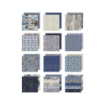 Picture of Tim Holtz Idea-ology Μπλοκ Scrapbooking Διπλής Όψης 8" x 8" – Palette Collection, Indigo