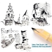 Picture of Aitoh Bamboo Pen | Πένα Μπαμπού για Καλλιγραφία, Sumi-E & Μελάνια - Jumbo