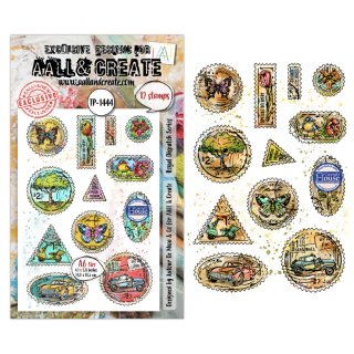 Picture of AALL & Create Clear Stamps by Autour De Mwa & Co | Σετ Σφραγίδες – Dispatch Transit: Royal Dispatch Series, 12 τεμ.