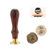 Picture of Studio Light Wax Stamp | Μεταλλική Σφραγίδα Κεριού με Ξύλινη Λαβή - Grunge Thistle