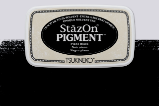 Picture of Tsukineko StazOn Pigment Ink Pad | Μόνιμο Μελάνι για Μη Πορώδεις Επιφάνειες – Piano Black