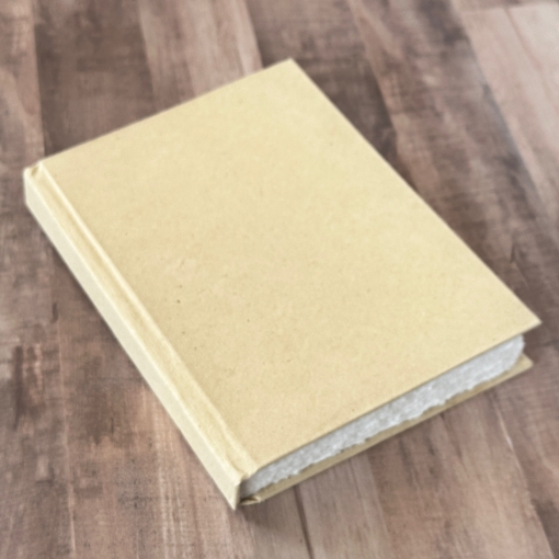 Picture of Olino Paperworks Cotton Rag Journal | Χειροποίητο Σκληρόδετο Journal – Beige, 21x15 cm, 110gsm