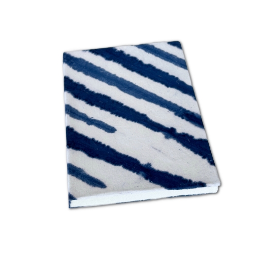 Picture of Lamali Shibori Indigo Χειροποίητο Journal A5 | 100% Βαμβακερό Χαρτί 200gsm - 15 x 21 cm, 72 σελ.
