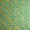 Picture of Olino Χειροποίητο Χαρτί Lokta 90gsm 30 x 21 cm - Turquoise Gold, 10 φύλλα