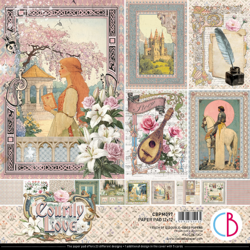Picture of Ciao Bella Χαρτιά Scrapbooking 12” x 12” – Courtly Love, 12 τεμ.