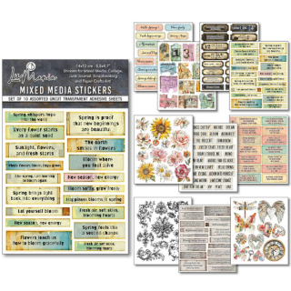 Picture of Ciao Bella Mixed Media Stickers | Διάφανα Αυτοκόλλητα The Sound of Spring, 10 φύλλα