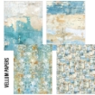 Picture of Ciao Bella CraftMix Paper Pack A5 | Χαρτιά Mixed Media Edge of the Ocean, 8τεμ
