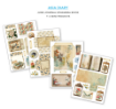 Picture of Ciao Bella Junk Journal Ephemera Book A4 – Asia Diary, 32 τεμ.