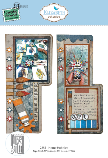 Picture of Elizabeth Craft Designs Dies by Everyday Memories | Σετ Μήτρες Κοπής – Rest & Relaxation: Home Hobbies, 17 τεμ.