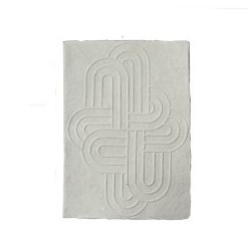 Picture of Lamali Liasse Χειροποίητο Notebook Mandana White Large 15 x 21 cm – 72 Σελίδες