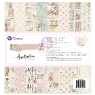 Picture of Prima Marketing Συλλογή Χαρτιών Scrapbooking 12” x 12” | Buttons & Keepsakes by Frank Garcia