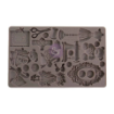 Picture of Prima Marketing Decor Mould 5” x 8” | Καλούπι Σιλικόνης Buttons & Keepsakes by Frank Garcia, 5” x 8”