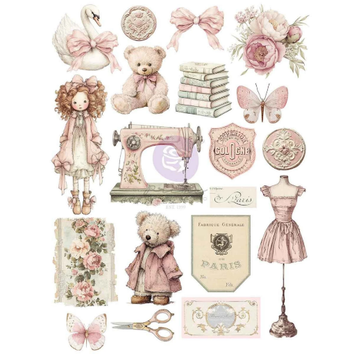 Picture of Prima Marketing Transfer Sheet A4 | Φύλλο Μεταφοράς Εικόνας Buttons & Keepsakes by Frank Garcia