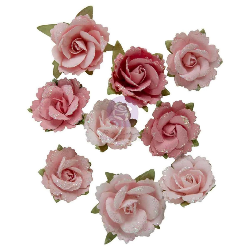 Picture of Prima Marketing Buttons & Keepsakes Flowers by Frank Garcia | Χειροποίητα Λουλούδια Enveloped Roses, 9τεμ