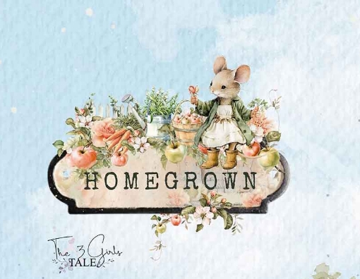 Picture of Prima Marketing Collection | Συλλογή Scrapbooking - The 3 Girls Tale:  Homegrown