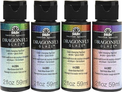 Picture of FolkArt Dragonfly Glaze | Ιριδίζοντα Ακρυλικά Μέσα 2 oz