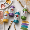 Picture of ARA Artists Acrylics | Μεταλλικά Ακρυλικά Χρώματα για Μεικτές Τεχνικές