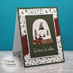 Picture of Echo Park Gnome For Christmas Snowy Swirls Επαναχρησιμοποιούμενο Στένσιλ 6" x 6"