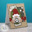 Picture of Echo Park Gnome For Christmas Snowy Swirls Επαναχρησιμοποιούμενο Στένσιλ 6" x 6"