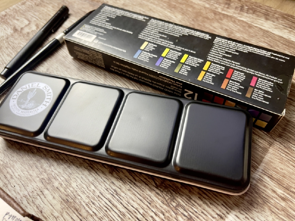 Daniel Smith Original Half-Pan Set of 12 Metal Case